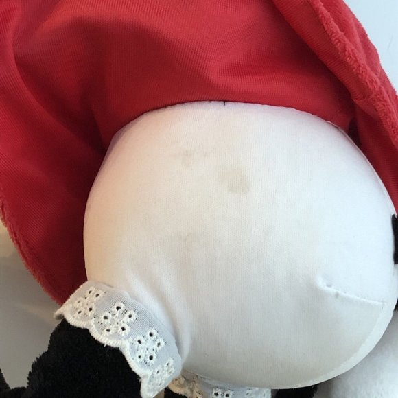 Large Authentic Disney Parks Classic Minnie Mouse Plush 18” Red Polka Dot Dress - Picture 10 of 12